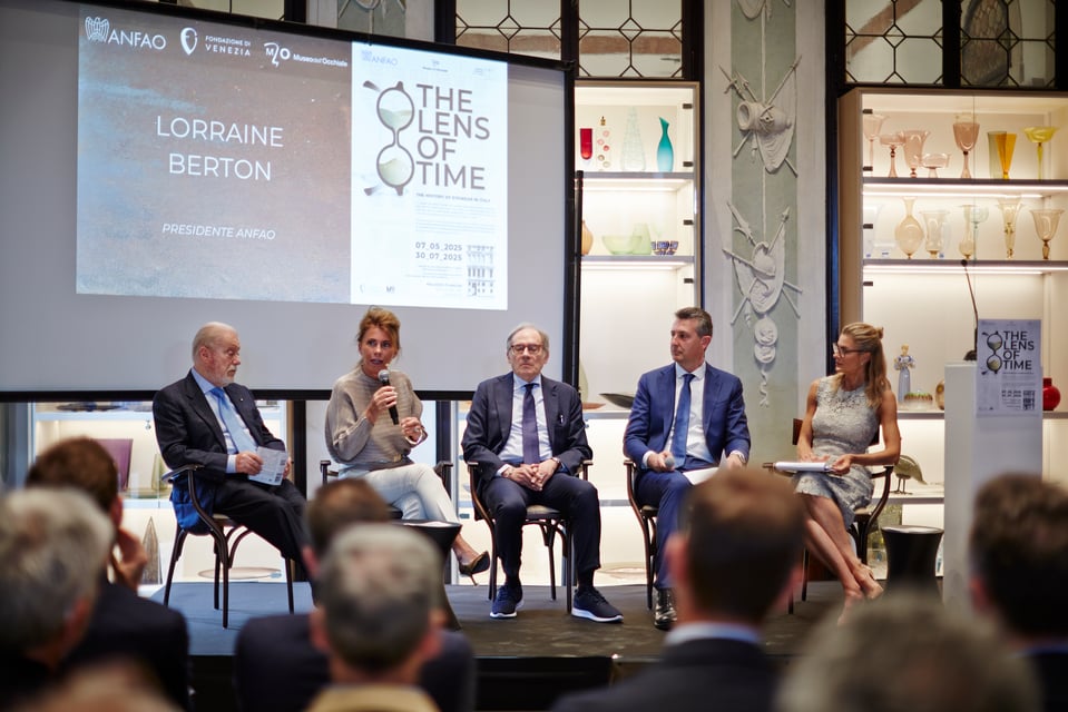 ANFAO inaugurates "The Lens Of Time" in Venezia, an exhibit that narrates the story of eyewear through art, design, and innovation