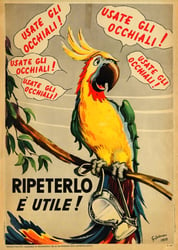 Goffredo Lubrani, Usate gli occhiali! Ripeterlo è utile!, 1950