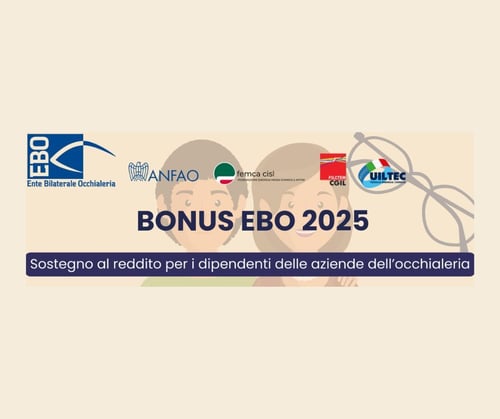 Rinnovo cariche Ente Bilaterale del Settore Occhialeria e iniziative a favore dei dipendenti