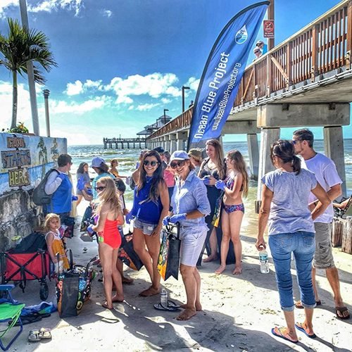 Mita collaborates with Ocean Blue Project and Miami Beach Clean Up.