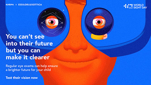 EssilorLuxottica has created its first campaign to raise awareness about visual impairment in children.
