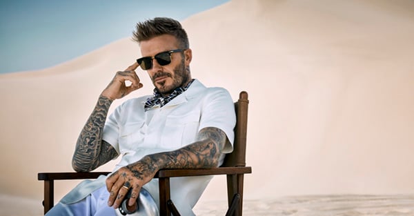 La campagna SS23 dell’Eyewear by David Beckham parte dal deserto.