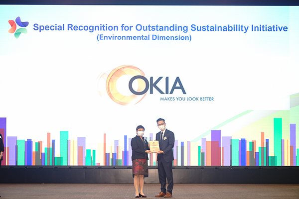 Okia è stata insignita dell’Hong Kong Sustainability Award 2020/21.