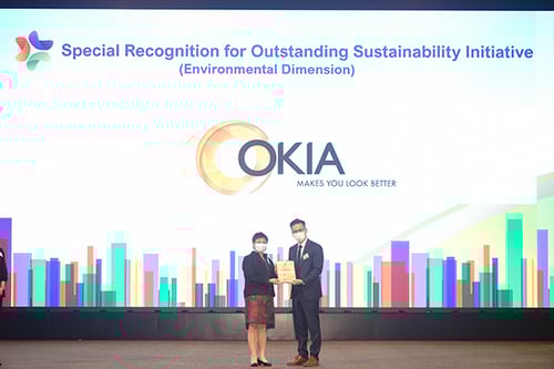 Okia è stata insignita dell’Hong Kong Sustainability Award 2020/21.