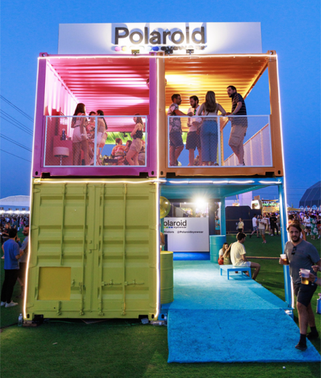 Polaroid ha presentato al Mad Cool festival la nuova visual identity