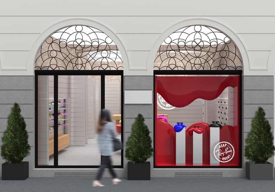 Ray-Ban x A$AP Rocky: the immersive pop-up lighting up Brera