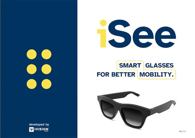iVision Tech launches iSee smart glasses designed for the blind community