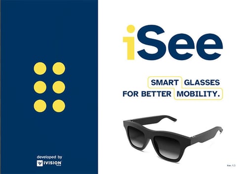 iVision Tech launches iSee smart glasses designed for the blind community