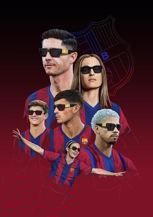 The second half of the ‘match’ between Etnia Barcelona and FC Barcelona