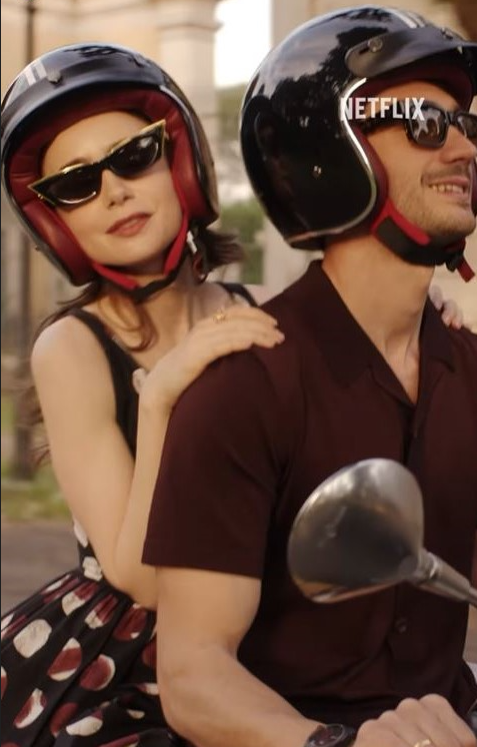 Lily Collins Wears Valentino Eyewear in the New Season of  display picture 2